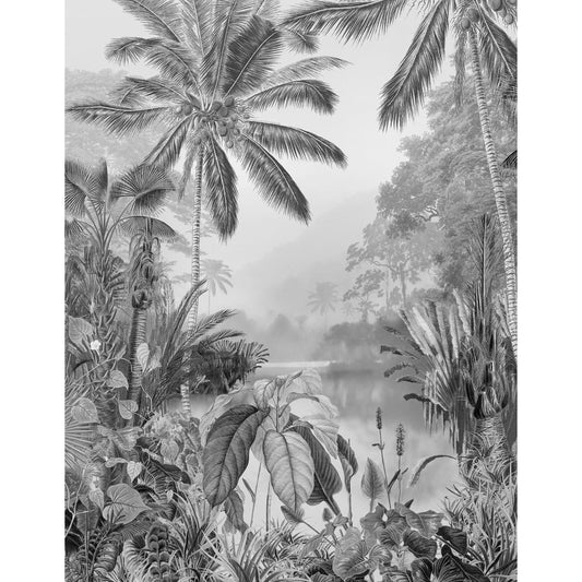 Komar Fototapeta Lac Tropical Black & White 200 X 270 Cm