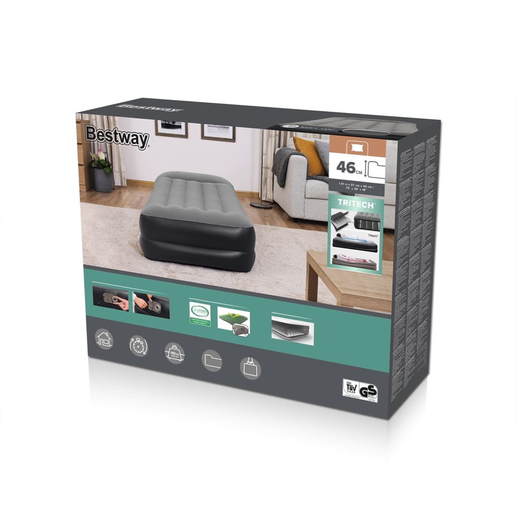 Bestway Nafukovací Matrace S Vestavěnou Pumpou 191 X 97 X 46 Cm