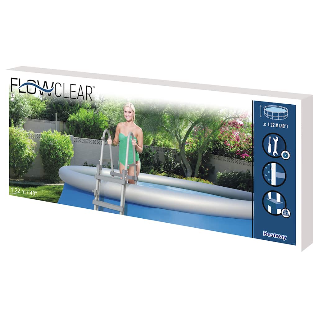 Bestway Bezpečnostní Schůdky 4 Stupně Flowclear
