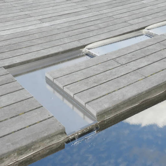 Ubbink Zahradní Vodní Kaskáda Wolga Nerezová Ocel Rovný Proud