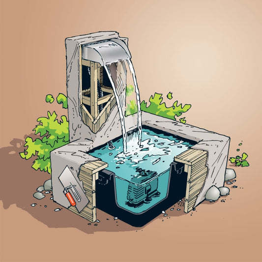 Ubbink Vodopád Nevada S Příslušenstvím A Led Nerezová Ocel