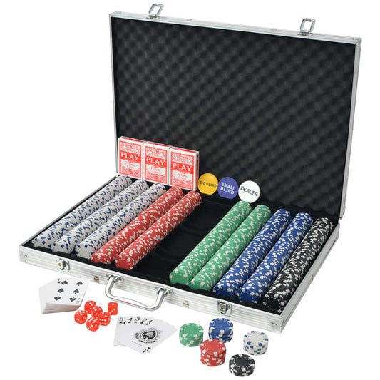 Poker Set S 1000 Žetony Hliník