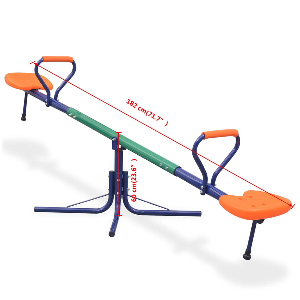 Převažovací Houpačka S Rotací 360 Stupňů Oranžová