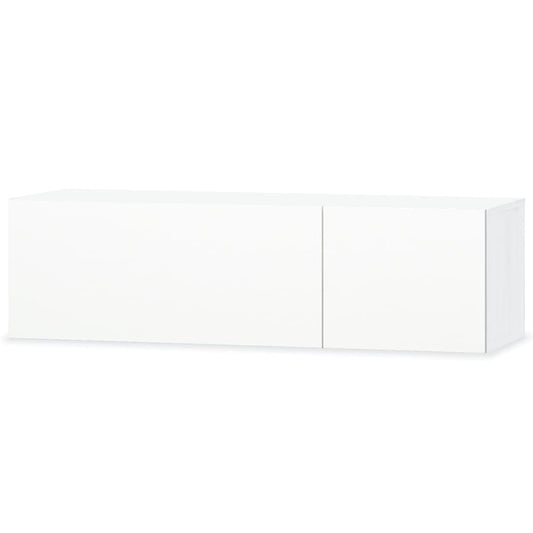 Tv Stolek Kompozitní Dřevo 120X40X34 Cm Bílý S Vysokým Leskem