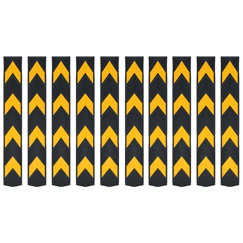 Reflexní Ochranné Profily Na Rohy 5 Ks Gumové 80 Cm