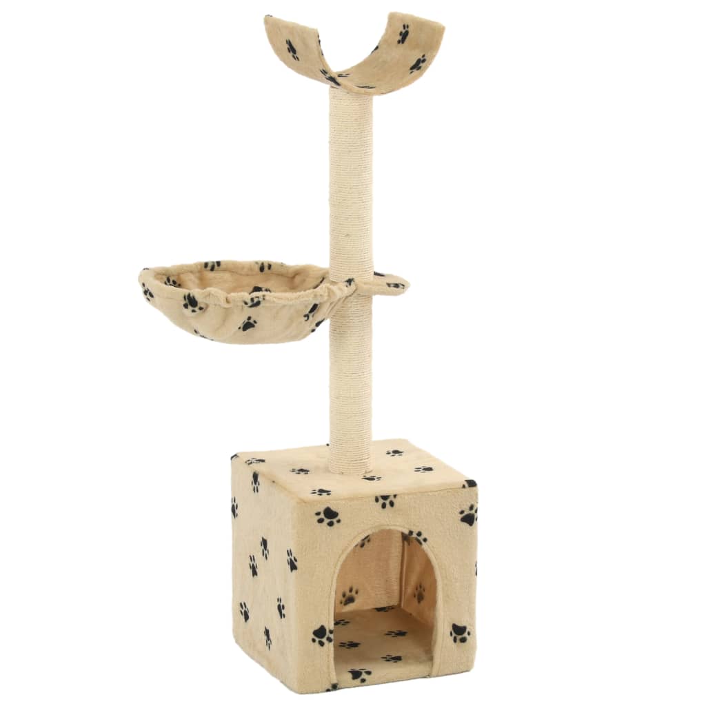 Škrabadlo Pro Kočky Se Sisalovými Sloupky 105 Cm Šedé
