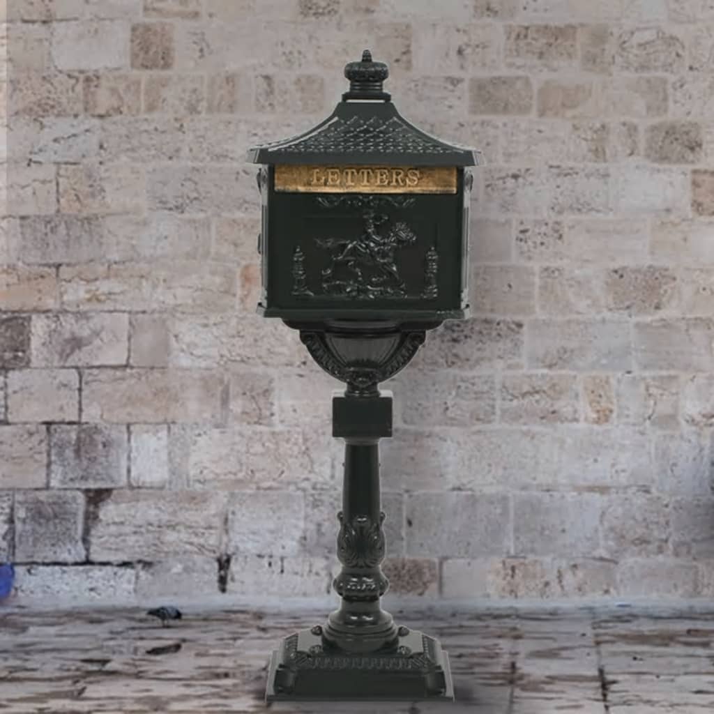 Poštovní Schránka S Podstavcem Hliník Vintage Rezuvzdorná