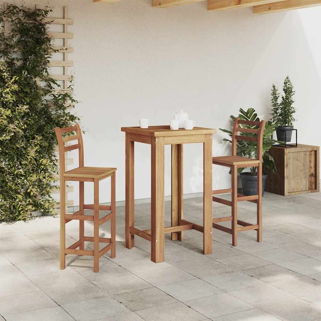 Barový Stůl Z Masivního Akáciového Dřeva 120 X 60 X 105 Cm