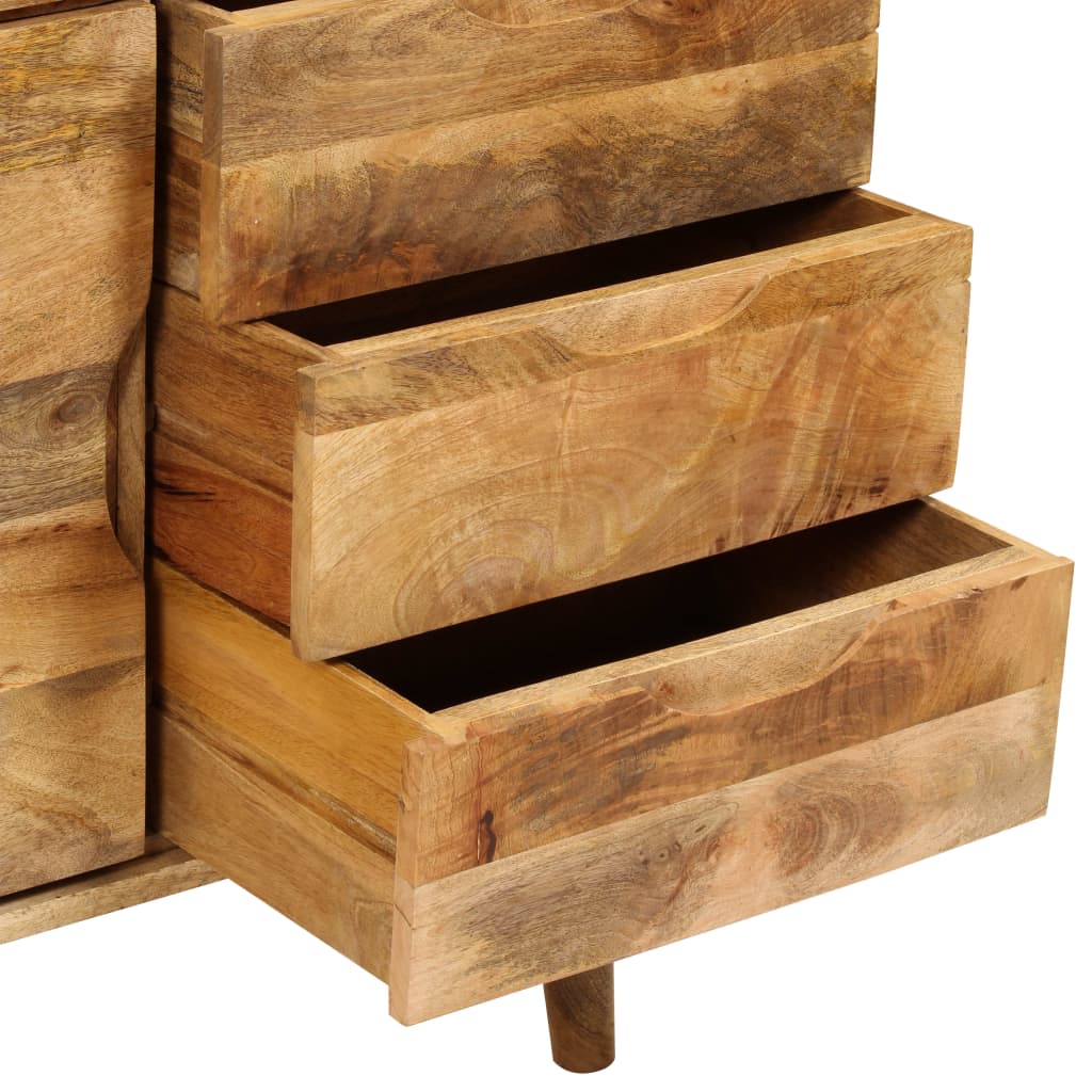 Příborník Masivní Mangovníkové Dřevo 90 X 30 X 69 Cm