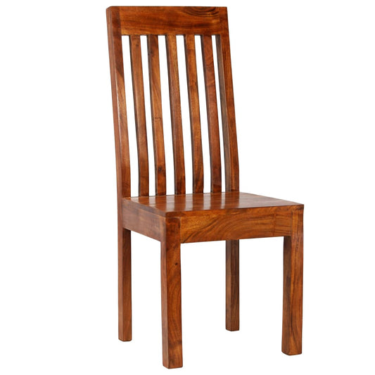 Jídelní Set 7 Kusů Masivní Akáciové A Mangovníkové Dřevo