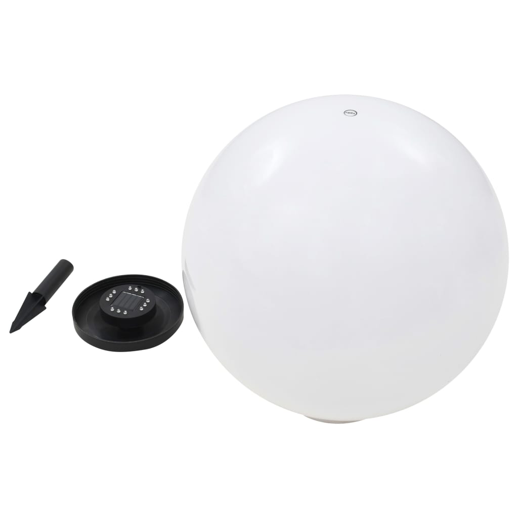 Zahradní Solární Lampa Led Kulovitá Rgb
