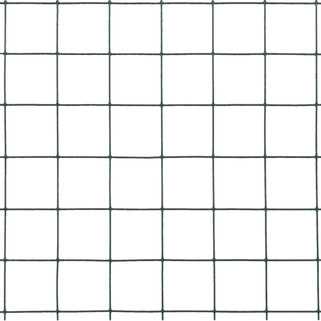 Pletivo Ke Kurníku Ocel Pvc Vrstva 25 X 0,5 M Zelené