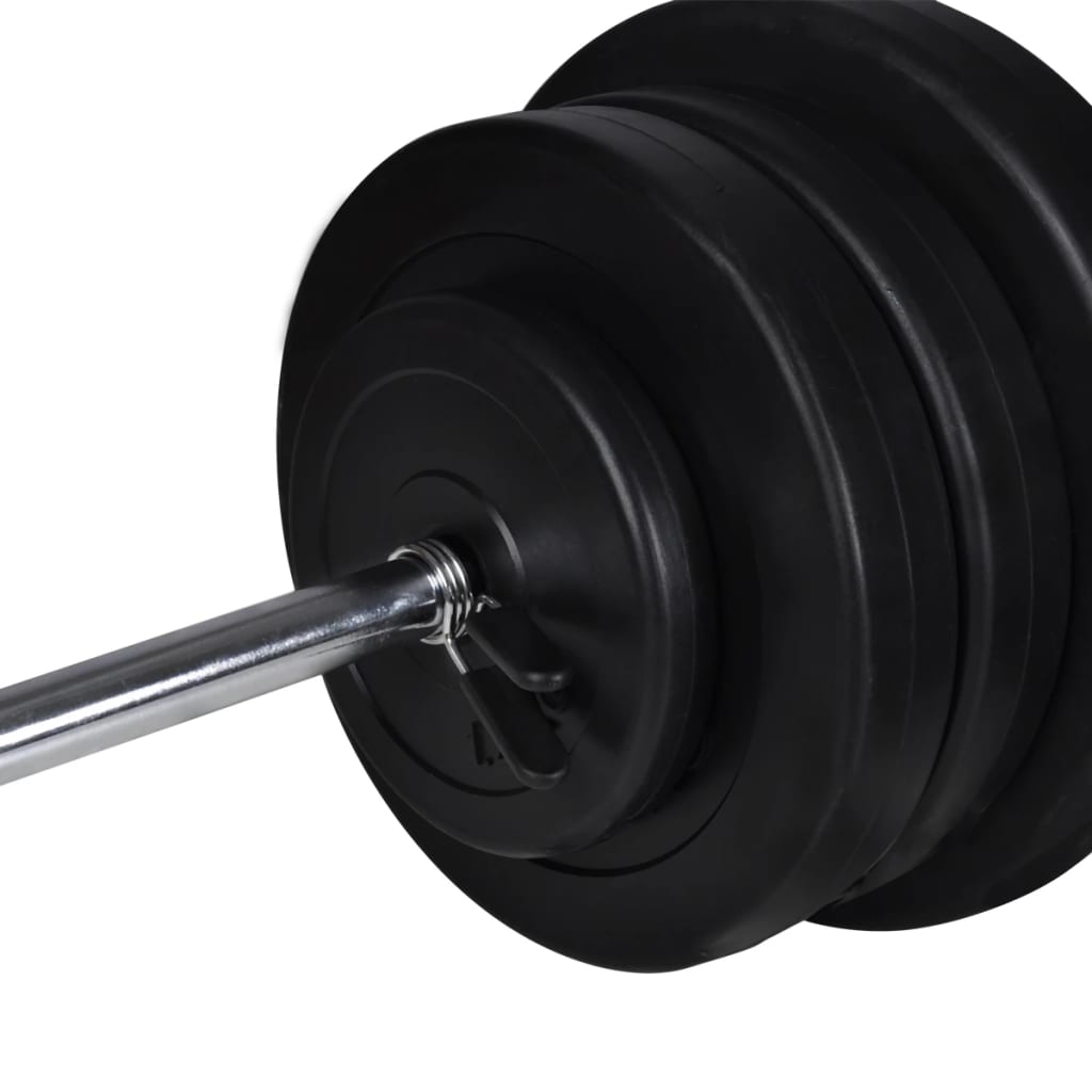 Posilovací Stojan Se Sadou Činek Barbell A Dumbbell 60,5 Kg