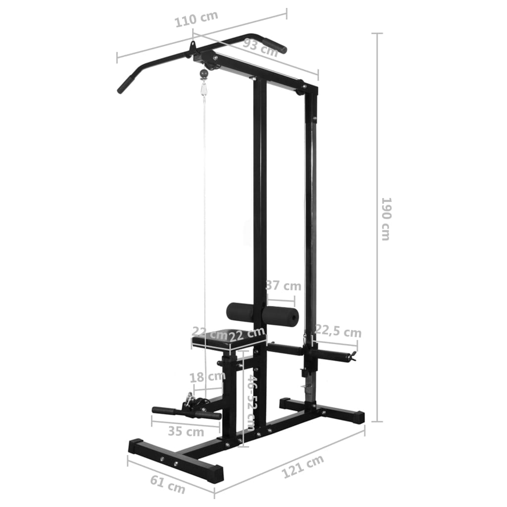 Posilovací Věž Se Zátěžovými Kotouči 40 Kg