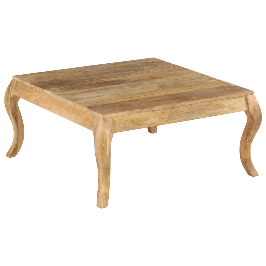 Konferenční Stolek 80 X 80 X 40 Cm Masivní Mangovníkové Dřevo