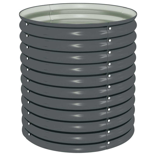 Vyvýšený Záhon Pozinkovaná Ocel Šedý