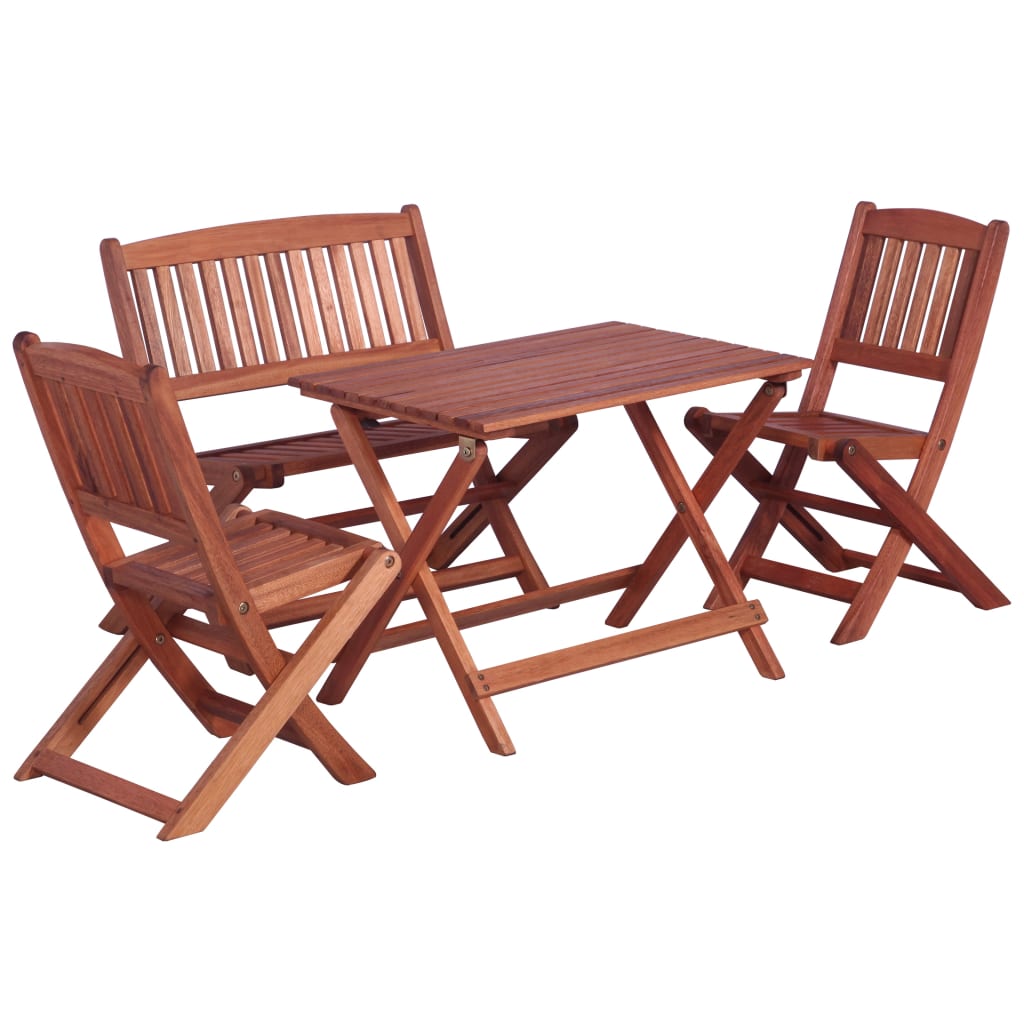 3Dílný Bistro Set Pro Děti Masivní Eukalyptové Dřevo