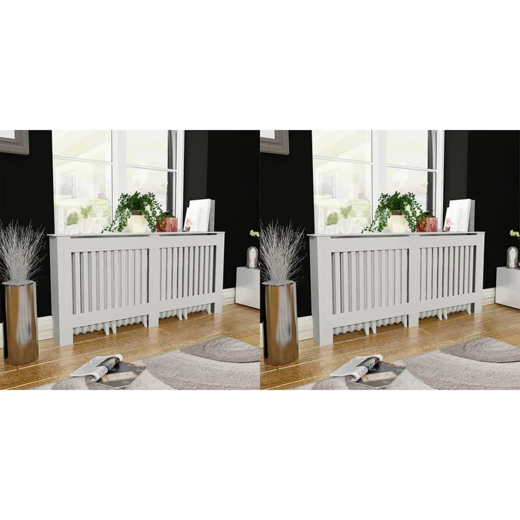 Bílý Kryt Z Mdf Na Radiátor, 112 Cm