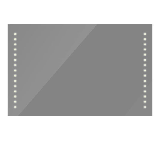 Koupelnové Zrcadlo S Led Diodami, Nástěnné, (D X V)