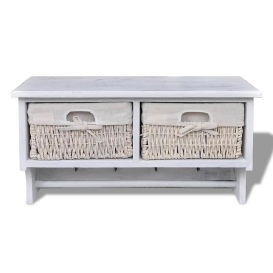 Nástěnná Police 60 X 23,5 X 33 Cm Dřevo Pavlovnie