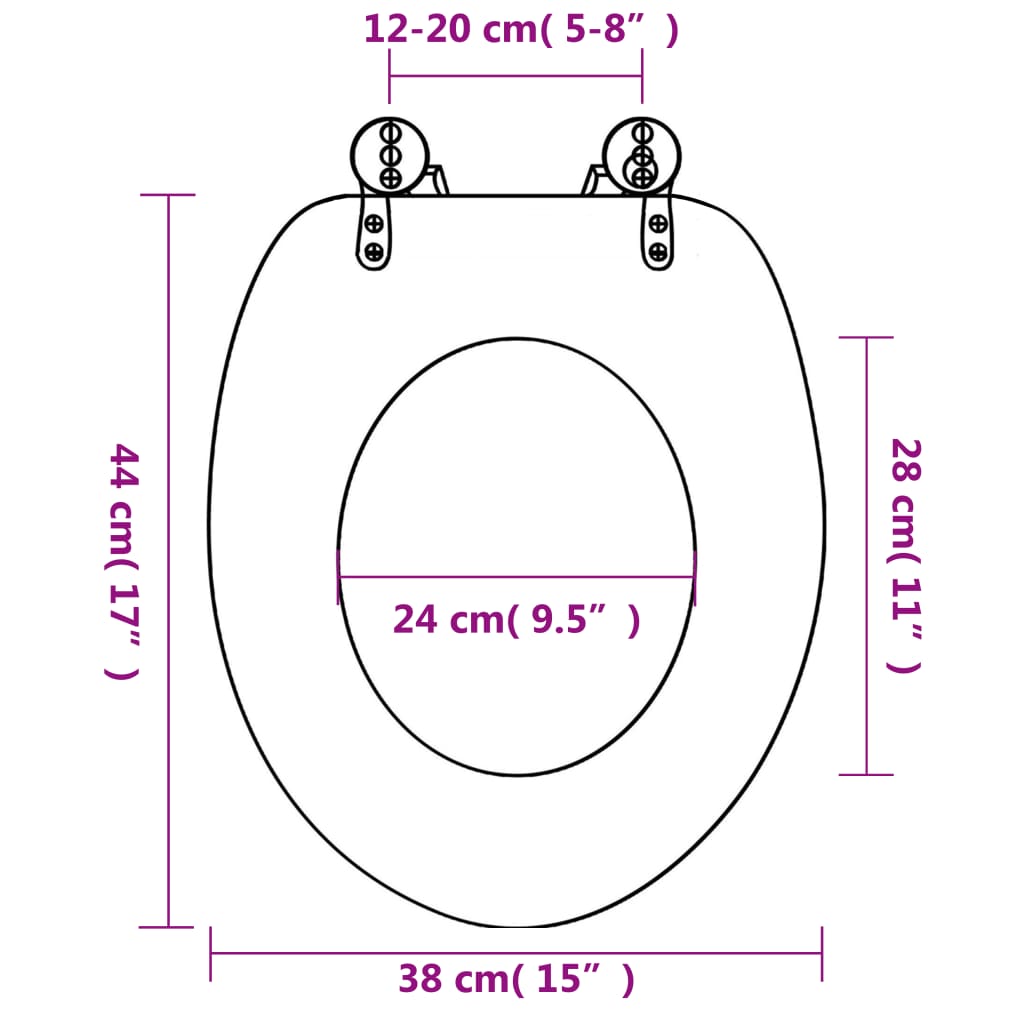 Wc Sedátko Mdf S Víkem Design Mořské Hvězdice