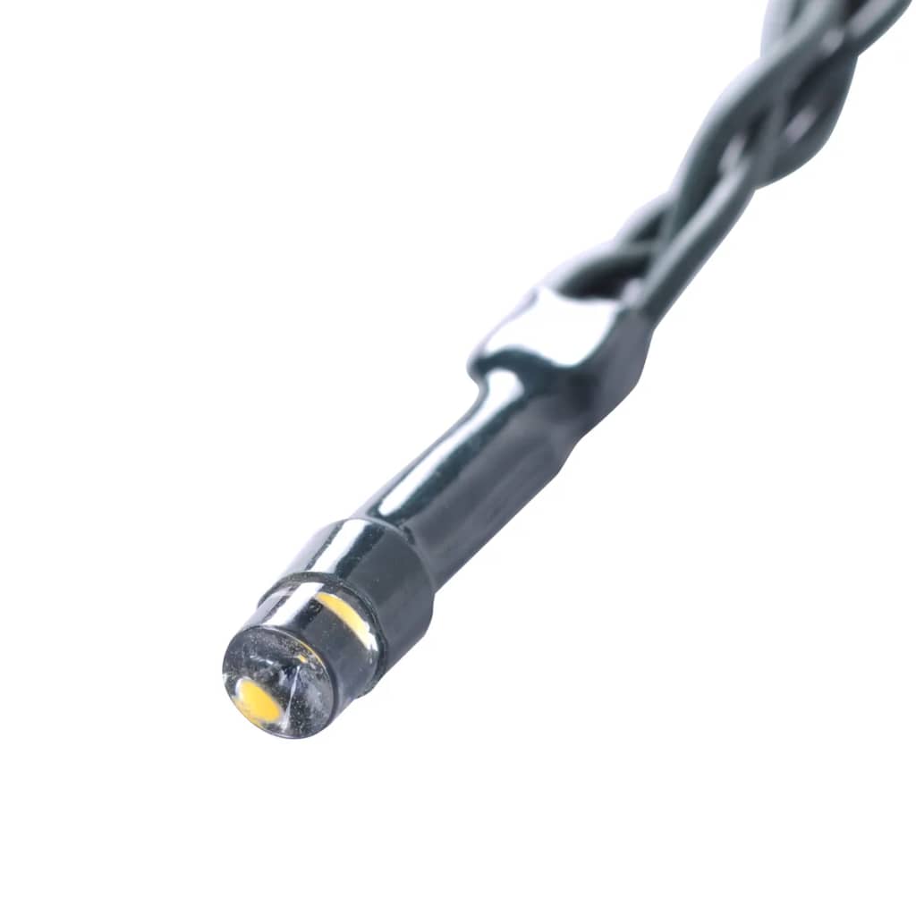 Zimostrázová Koule S Umělými Lístky 35Cm S Led Řetězem 2Ks Černá