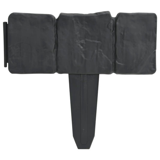 Plastový Obrubník Na Záhony Vzhled Kamene 41 Ks 10 M