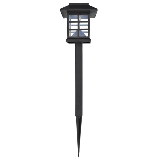 Venkovní Solární Led Lampa S Hrotem, Sada 12 Ks, 8,6 X 8,6 X 38 Cm