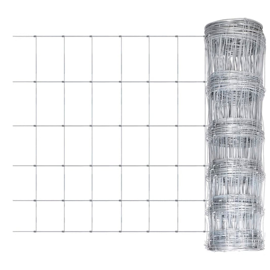 Lesnický Plot Se Sloupky Pozinkované Železo 50 M