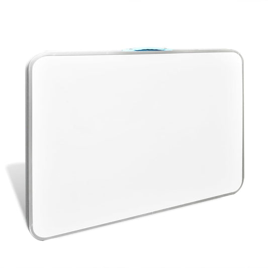 Skládací Kempingový Stůl S Kovovým Rámem 80 X 60 Cm Bílá