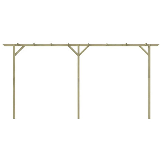 Zahradní Pergola 410 X 40 X 203 Cm Dřevo