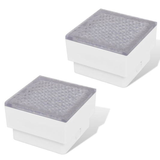 Zemní Svítidla Led 2 Ks 100 X 200 X 68 Mm