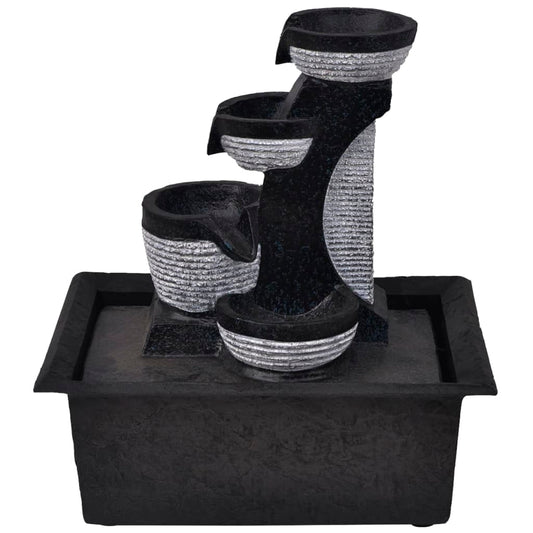 Interiérová Fontánka S Led Osvětlením, Polyresin