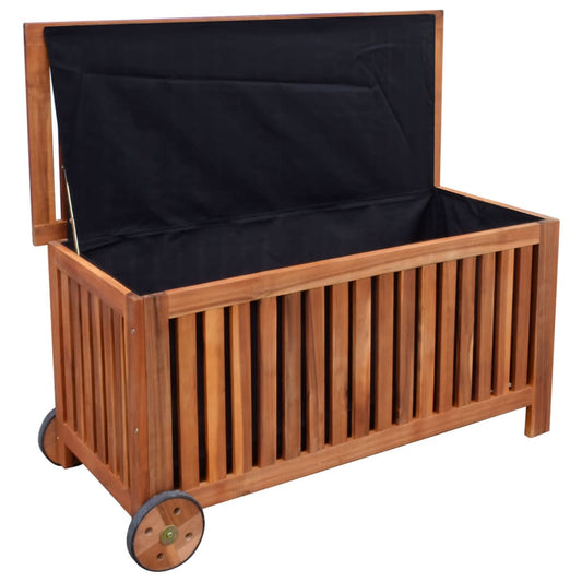 Zahradní Úložný Box 118 X 52 X 58 Cm Dřevěný