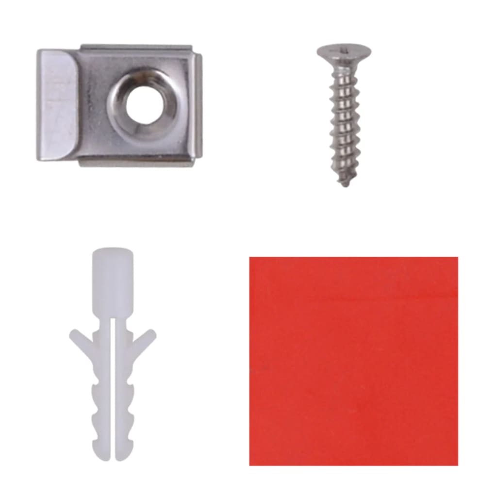 Zrcadlové Dlaždice Bez Rámu Sklo 8 Ks 20,5 Cm