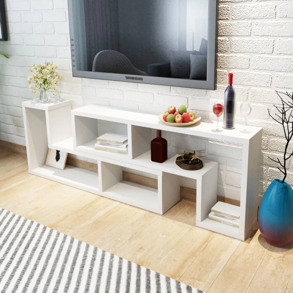 Tv Stolek Ve Tvaru Dvojitého L Dub