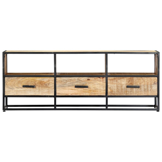 Tv Stolek 120 X 30 X 45 Cm Masivní Mangovníkové Dřevo