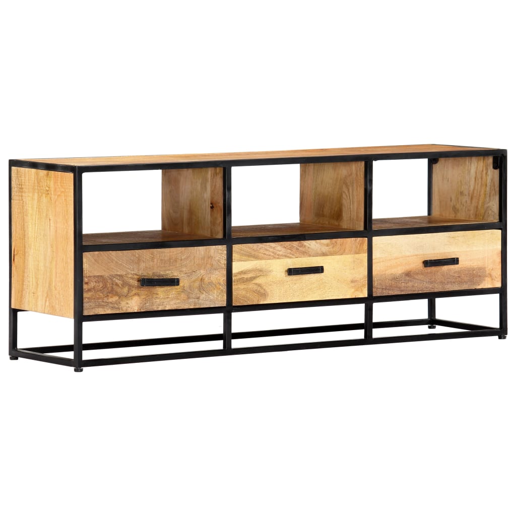 Tv Stolek 120 X 30 X 45 Cm Masivní Mangovníkové Dřevo