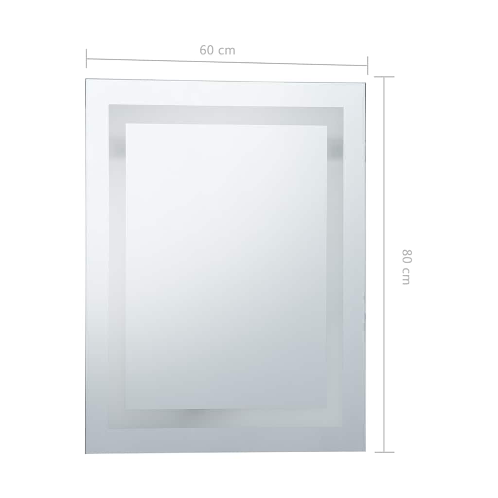 Koupelnové Zrcadlo S Led Světly A Dotykovým Senzorem