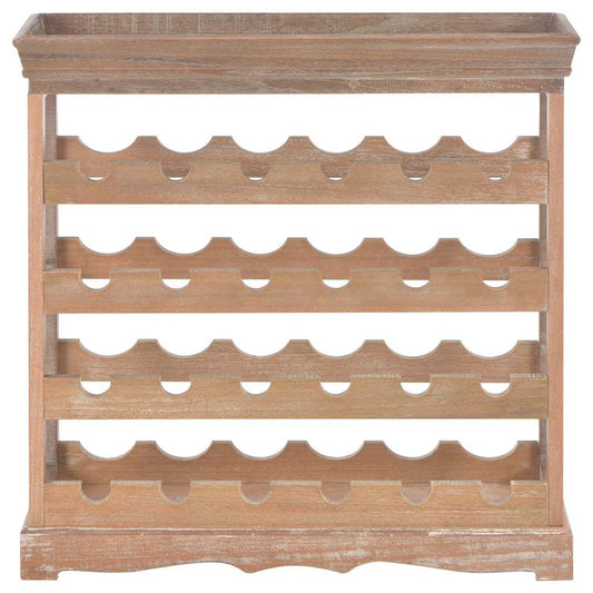 Stojan Na Víno Hnědý 70 X 22,5 X 70,5 Cm Mdf