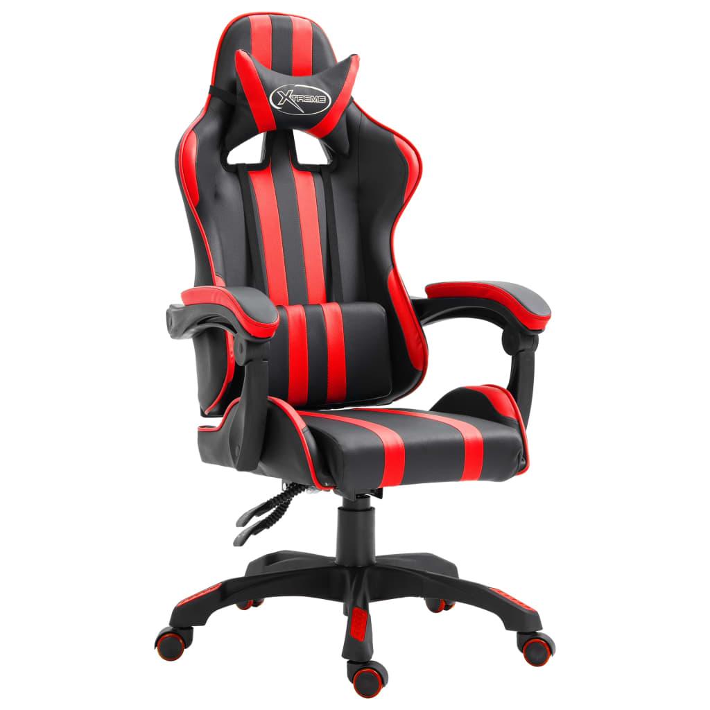 Herní Židle Vínová Umělá Kůže