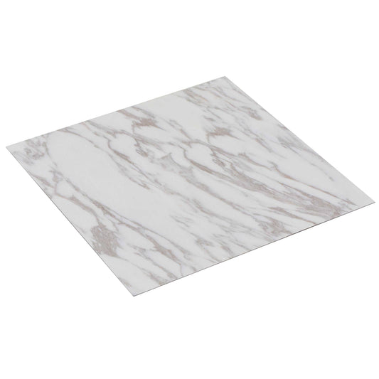 Podlahová Prkna 5,11 M² 55 Pcs Pvc Bílý Mramor