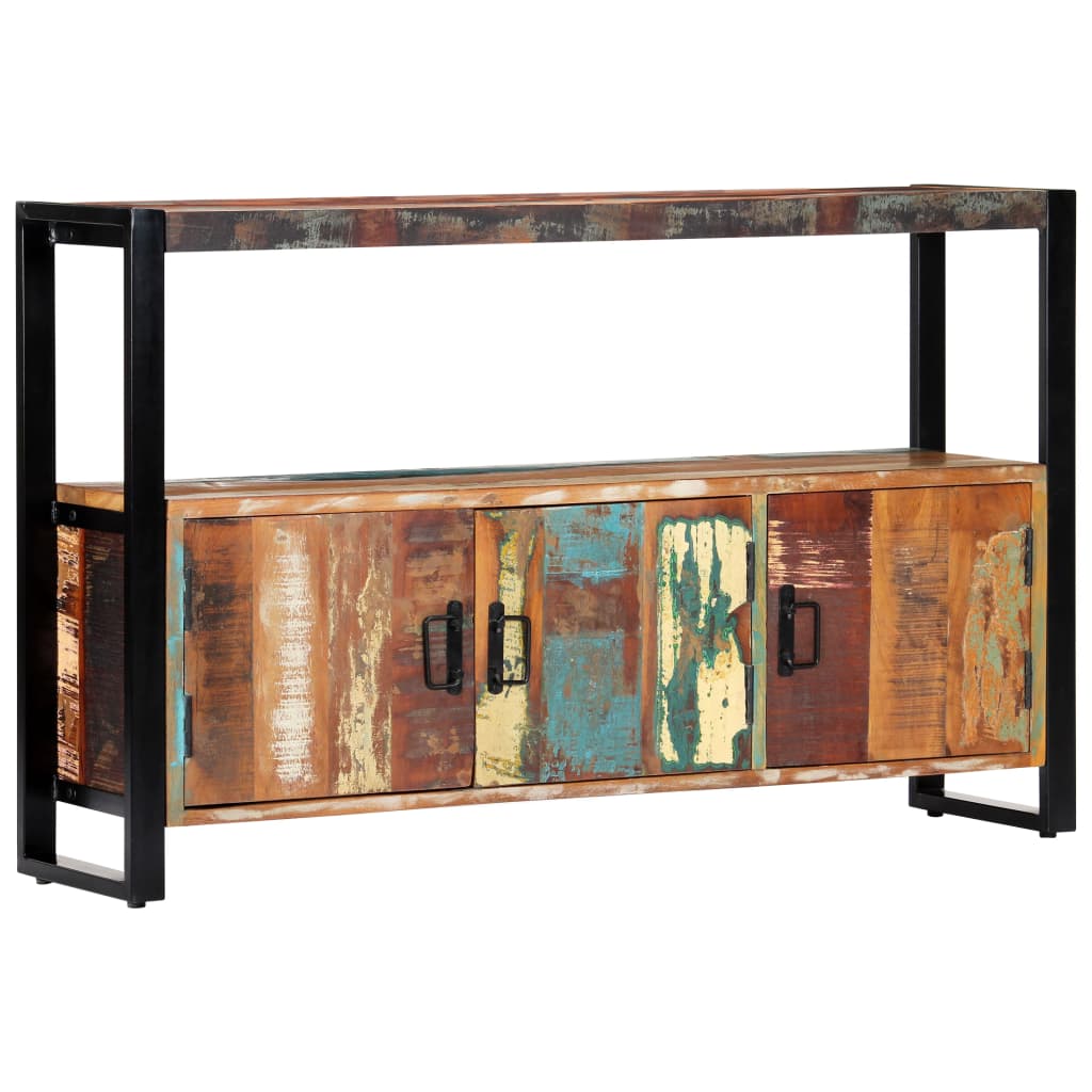 Příborník 120 X 30 X 75 Cm Masivní Recyklované Dřevo