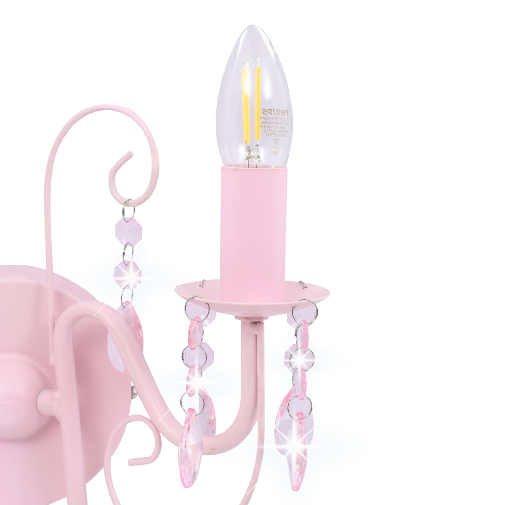 Nástěnná Lampa S Korálky 2 X Žárovka E14