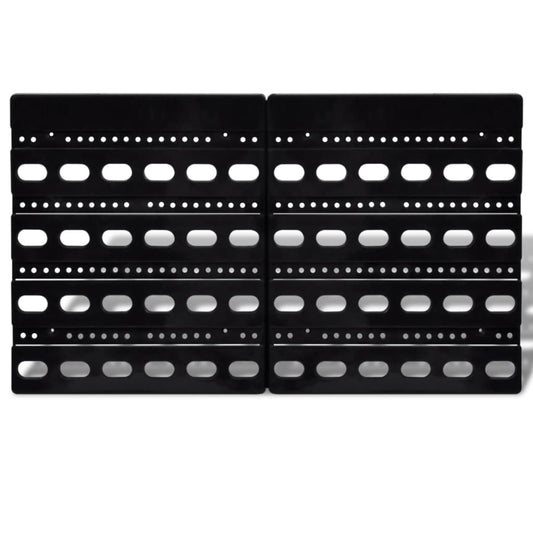 Nástěnné Zásobníky Do Garáže 30 Ks Sada Modré A Červené Zelená