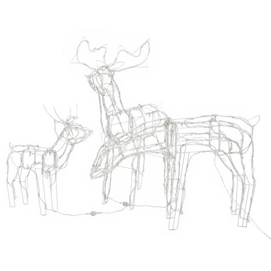 3Dílná Vánoční Světelná Dekorace Sobi 229 Led Diod