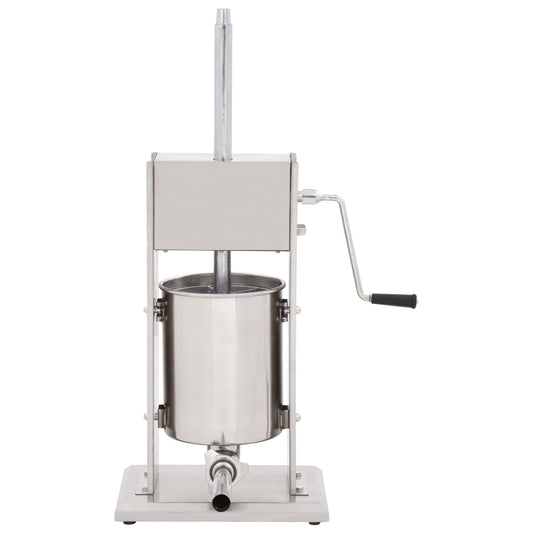 Ruční Plnička Klobás Stříbrná Nerezová Ocel