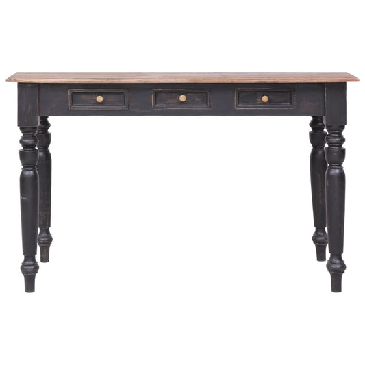 Psací Stůl Se 3 Zásuvkami 117 X 57 X 75 Cm Masivní Mahagon