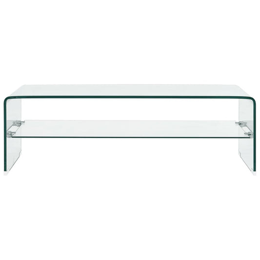 Konferenční Stolek Čirý Tvrzené Sklo