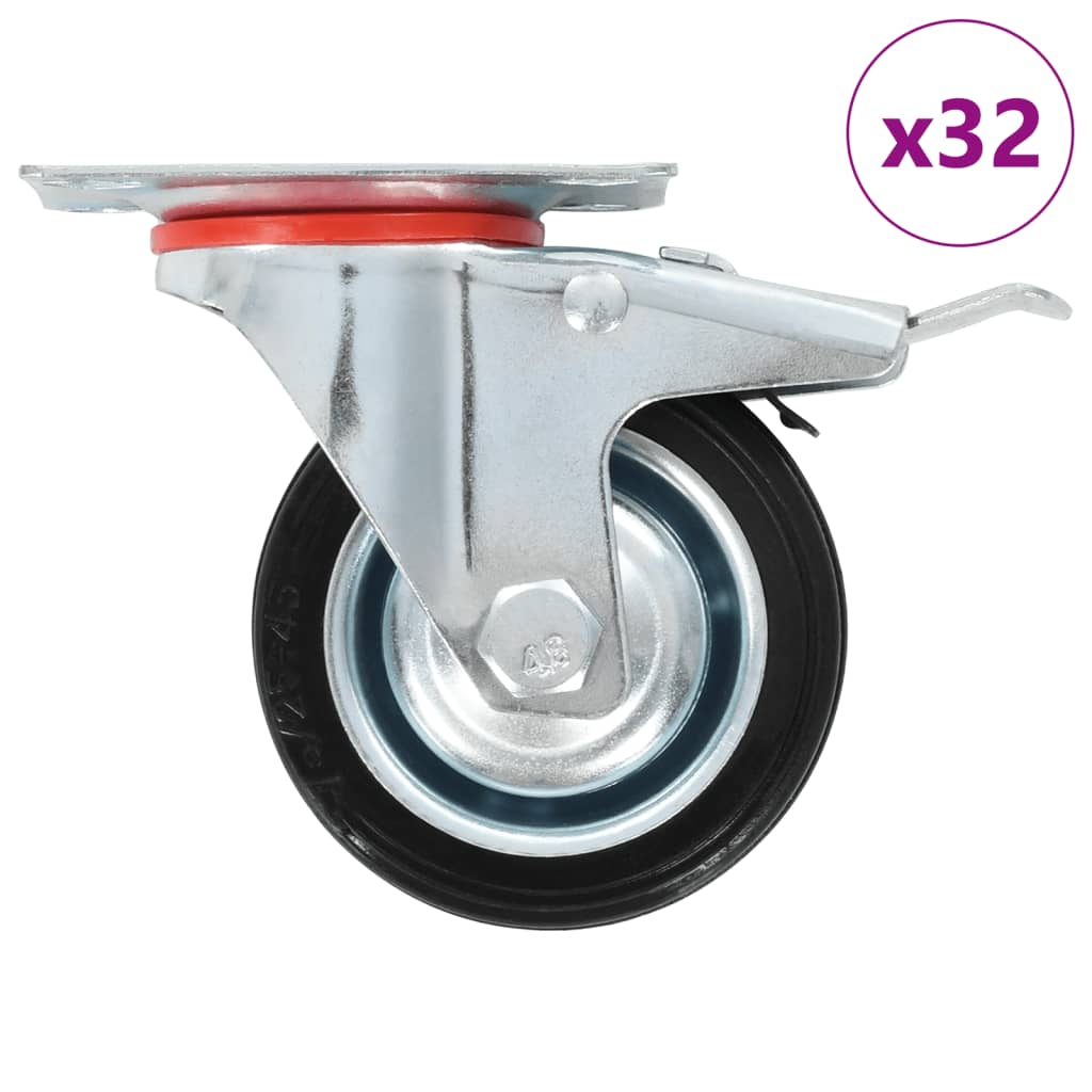 8 Ks Otočná Kolečka 75 Mm